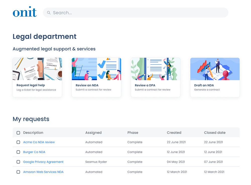 Automate NDA Portal
