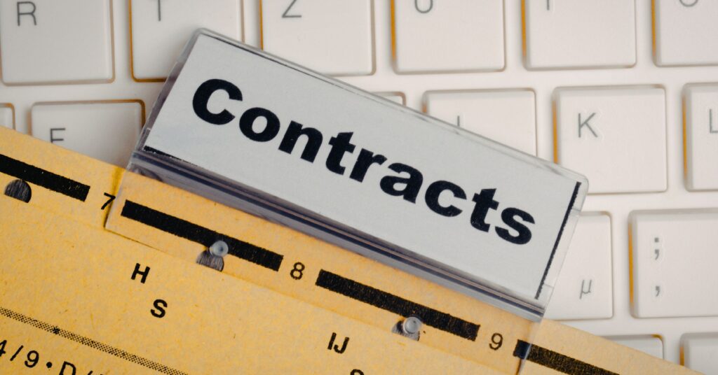 manual review of contracts